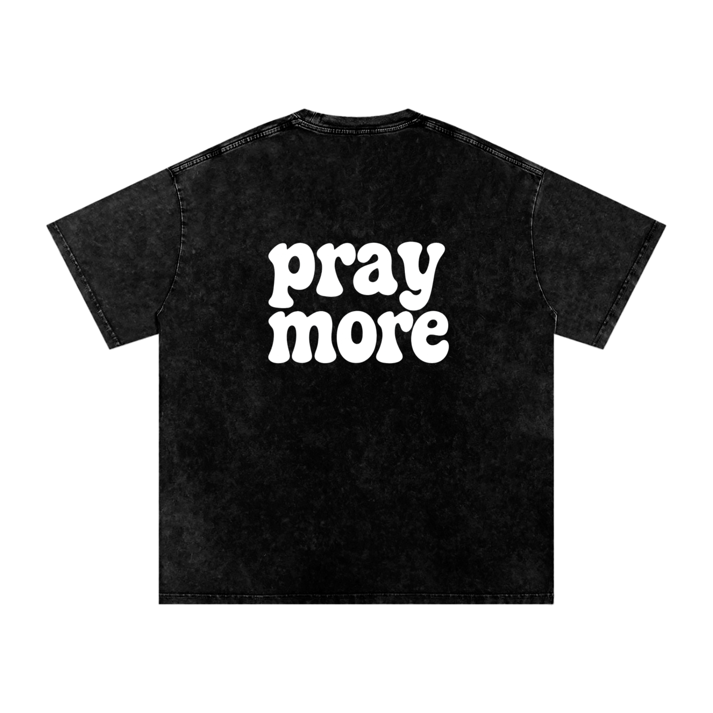 Be Childlike – Pray More Faith-Based Acid Wash Oversize T-Shirt Acid Wash Oversize T-Shirt - Christian Apparel