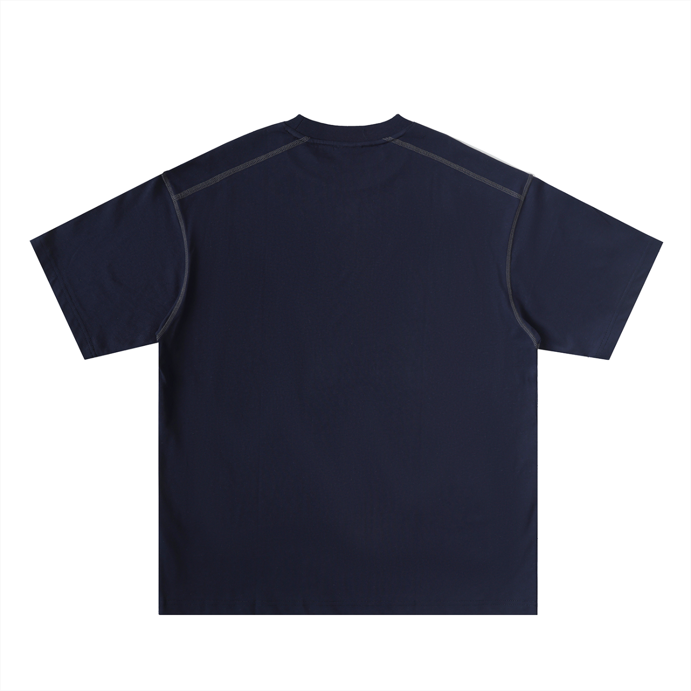 Black Heart in Hand Oversized Contrast-Stitched Cotton Tee | Black Heart in Hand Graphic Tee – Oversized Contrast Stitch Angelic Warrior Shirt for Men & Women | Streetwear Cotton T-Shirt