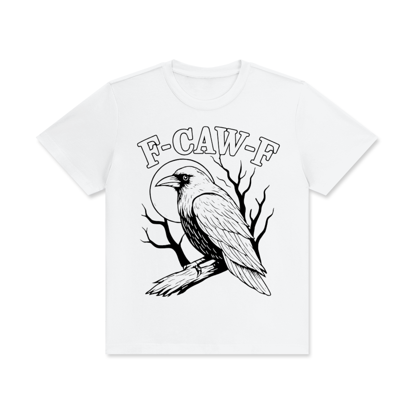 FCAWF Funny Graphic Tee – Unisex Cotton “Leave Me Alone” Statement Shirt | FCAWF shirt Unisex Classic Crew Neck Cotton T-Shirt