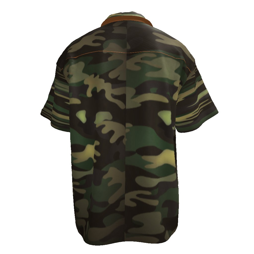 Camouflage Army Style Casual Men's Streetwear Lapel Collar Shirt - Mighty Lifestyle
