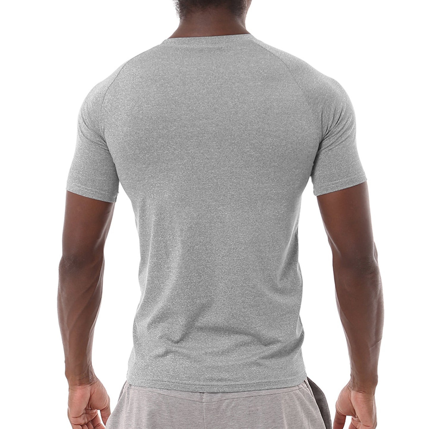 Challenge Yourself Gym Shirt Men's Raglan Sleeve Sports Tee - Mighty Lifestyle
