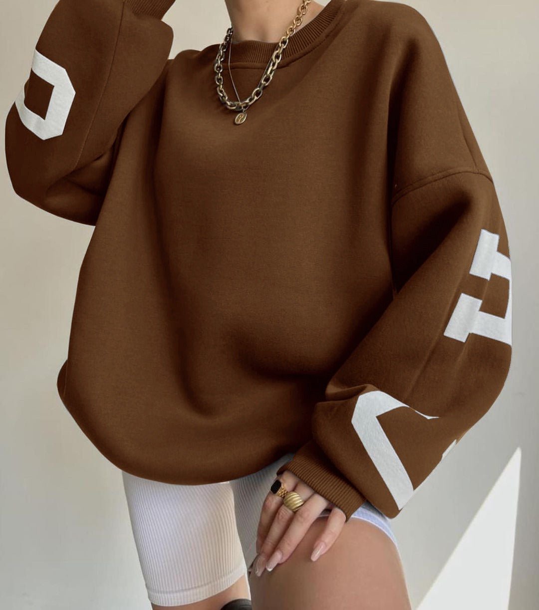 Chicago Phoenix Sweater | Casual Letters Print Sweatshirt Women Fashion Fleece Long Sleeve Loose Hoodies Y2k Streetwear Autumn Winter Lady Pullovers - Mighty Lifestyle