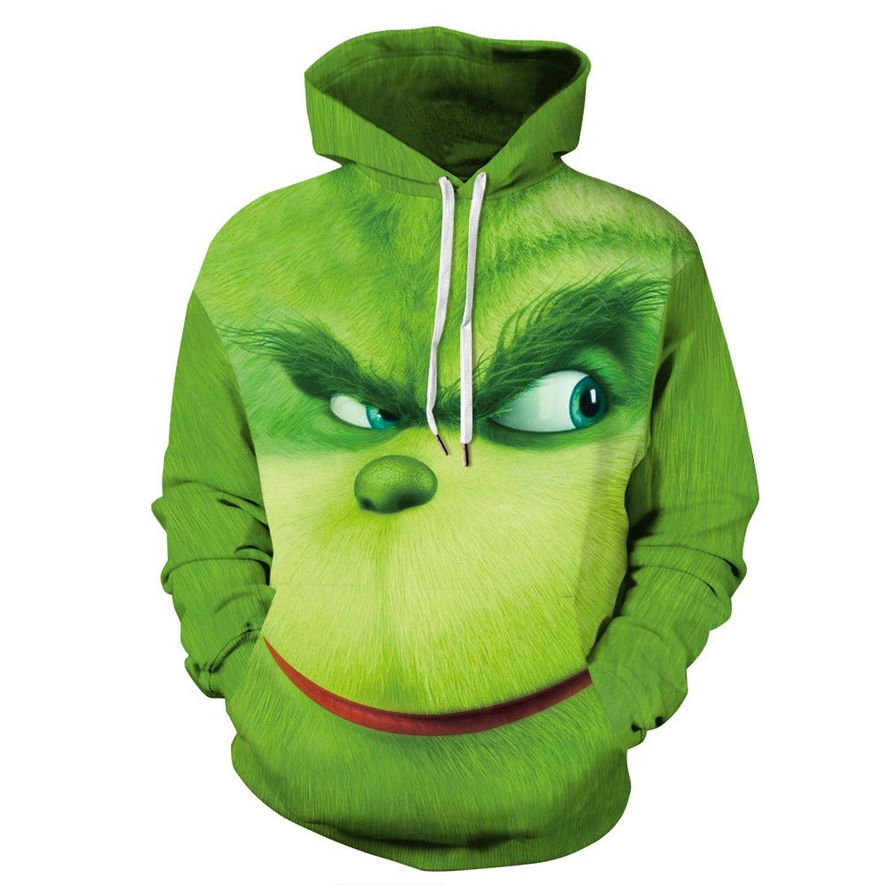 Christmas Holiday Couple Long Sleeve Hooded Sweater | Loose Casual Hoodie - Mighty Lifestyle