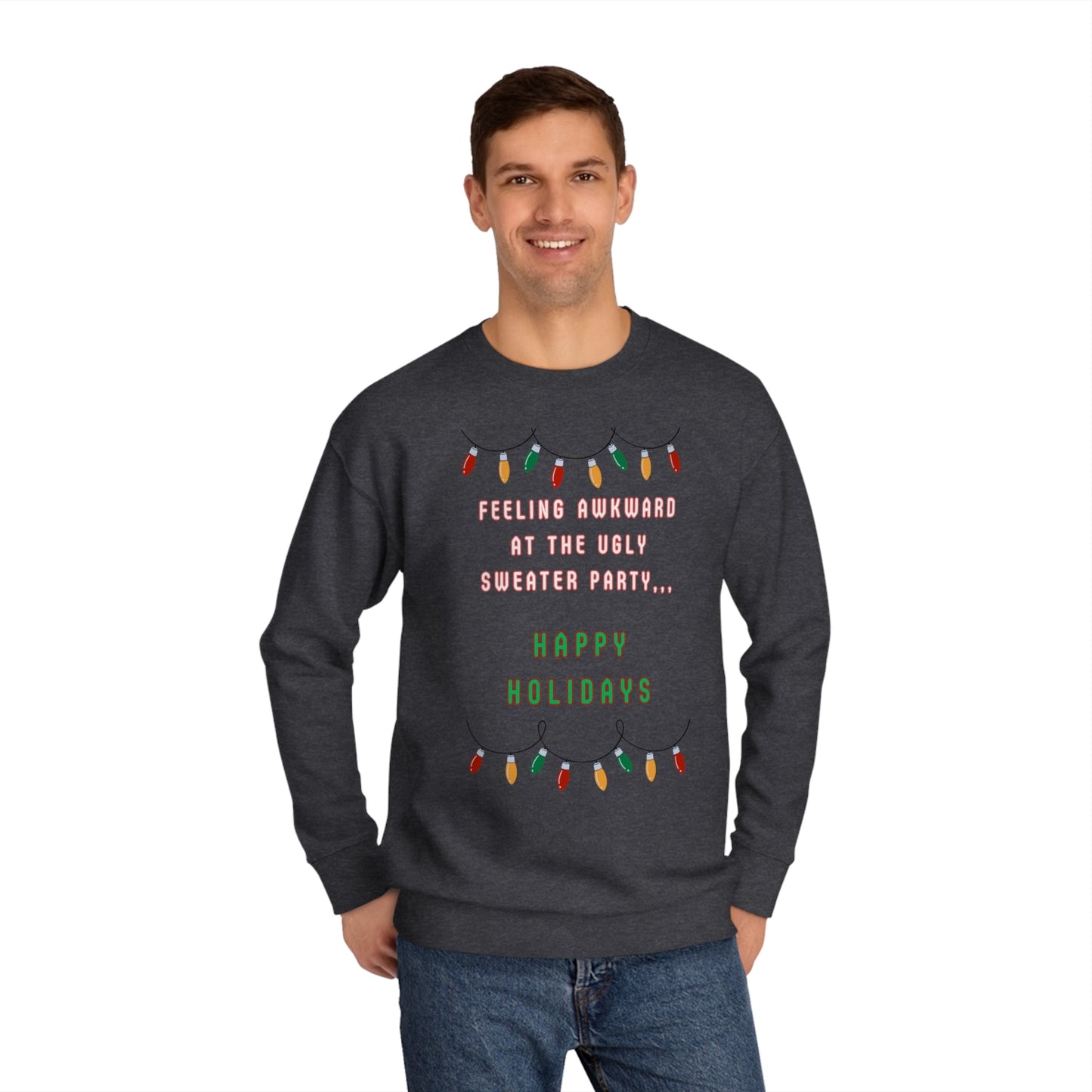 Christmas Sweater, Holiday Sweater, Ugly Sweater, Sweater Party, Funny Christmas Sweater, Unisex Crew Sweatshirt - Mighty Lifestyle