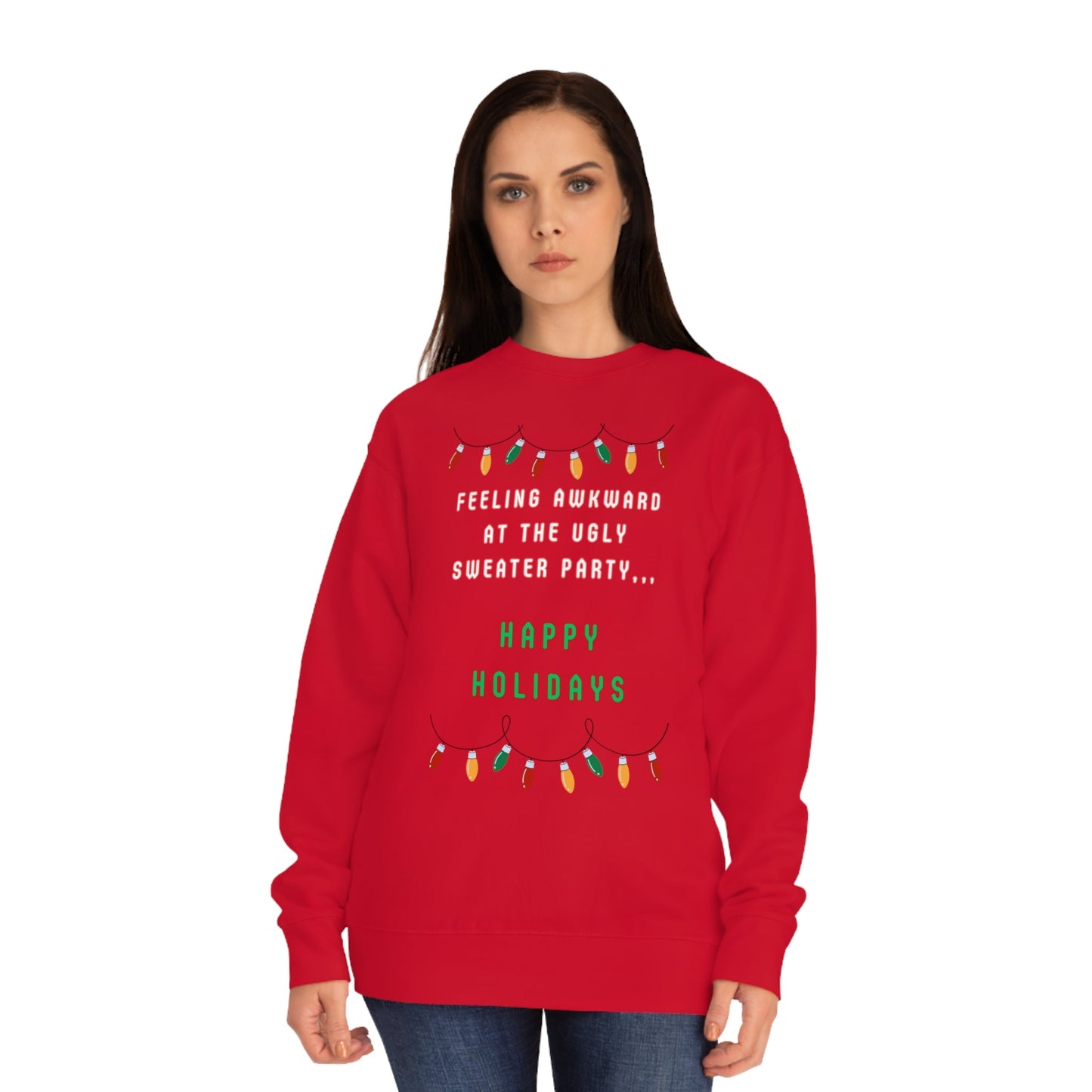Christmas Sweater, Holiday Sweater, Ugly Sweater, Sweater Party, Funny Christmas Sweater, Unisex Crew Sweatshirt - Mighty Lifestyle