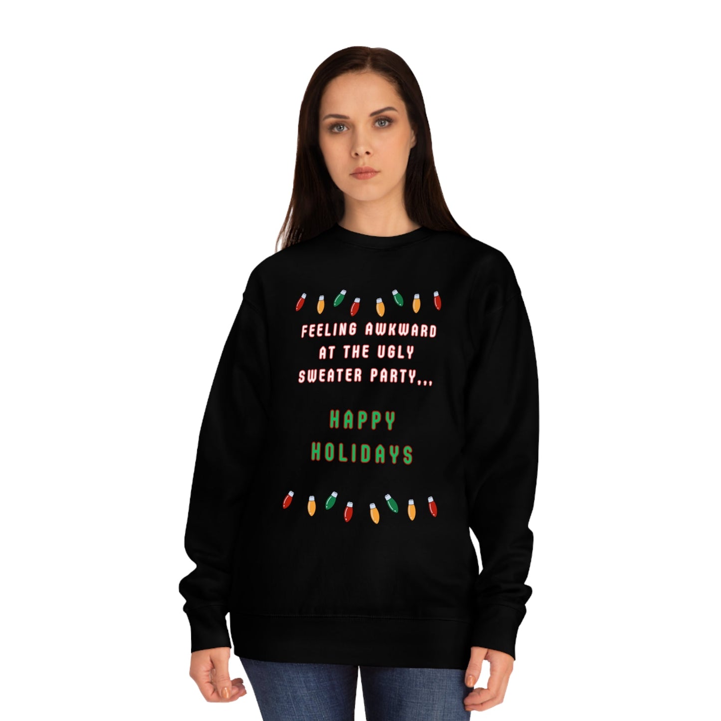 Christmas Sweater, Holiday Sweater, Ugly Sweater, Sweater Party, Funny Christmas Sweater, Unisex Crew Sweatshirt - Mighty Lifestyle