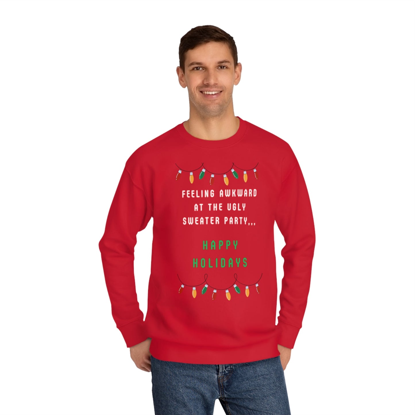 Christmas Sweater, Holiday Sweater, Ugly Sweater, Sweater Party, Funny Christmas Sweater, Unisex Crew Sweatshirt - Mighty Lifestyle
