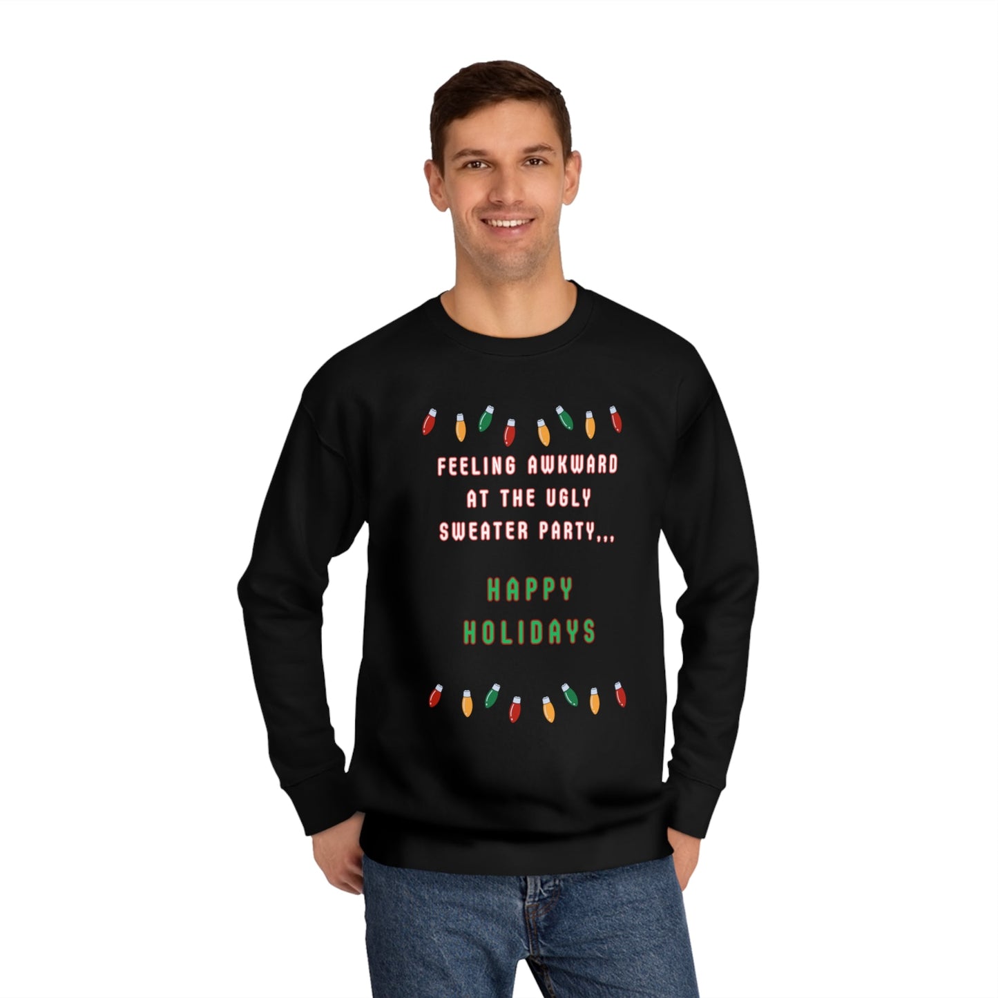 Christmas Sweater, Holiday Sweater, Ugly Sweater, Sweater Party, Funny Christmas Sweater, Unisex Crew Sweatshirt - Mighty Lifestyle