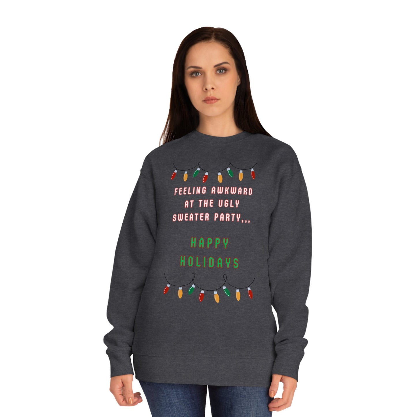 Christmas Sweater, Holiday Sweater, Ugly Sweater, Sweater Party, Funny Christmas Sweater, Unisex Crew Sweatshirt - Mighty Lifestyle