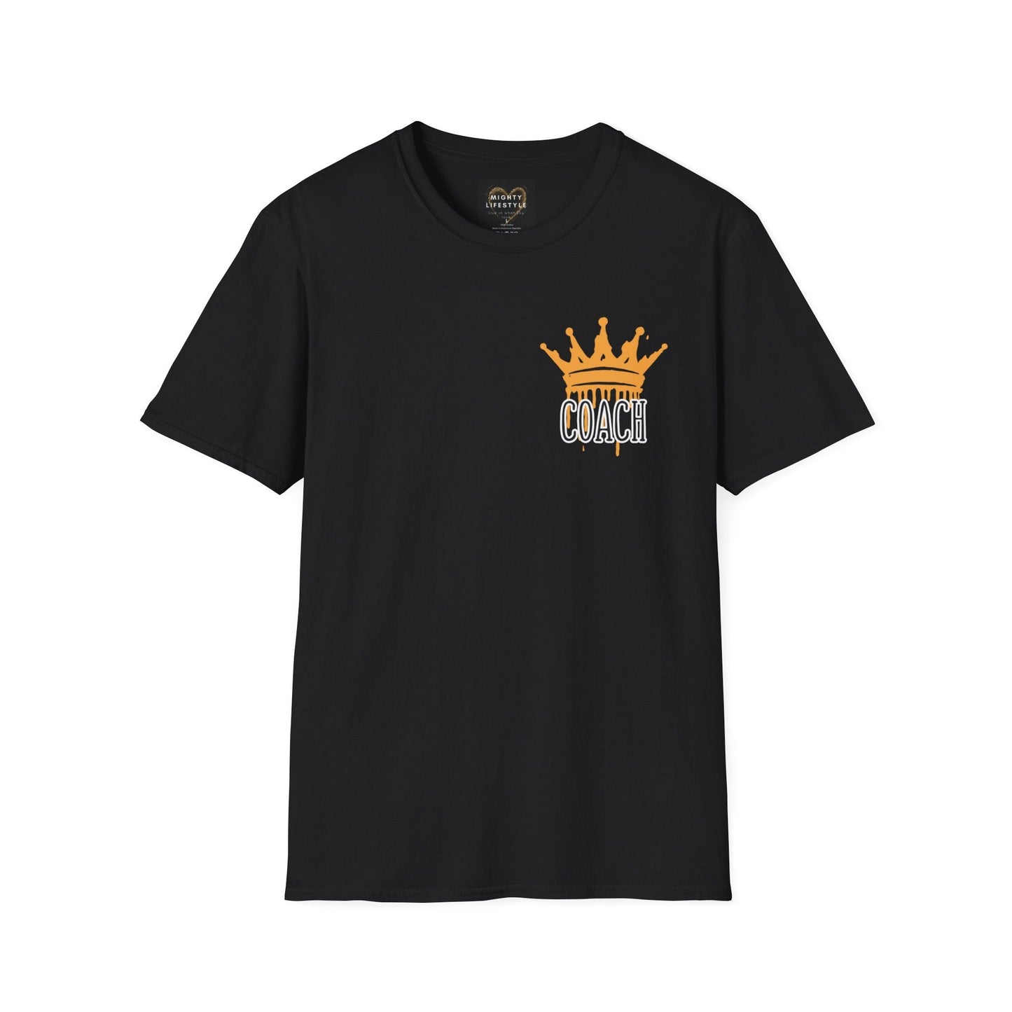Coach | Statement Shirt | Coach Crown | Elite Coach Top Coach Best Coach Gift for Coach | Sports Shirt | Mighty Lifestyle | Softstyle T-Shirt Mighty Lifestyle Basketball Sports Coach - Mighty Lifestyle