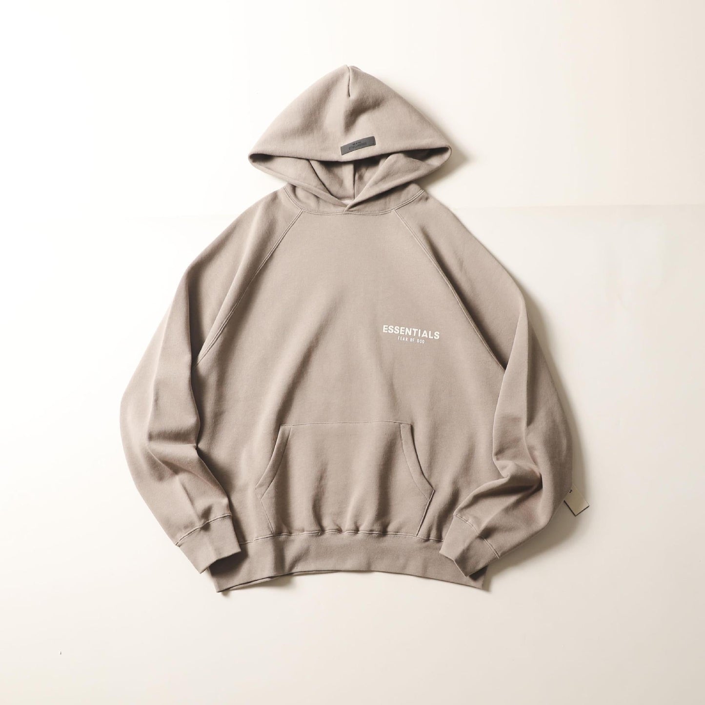 Comfortable FOG Double Thread Chest Small Flocking Letter Printed Hooded Sweater Loose High Street American Hoodie - Mighty Lifestyle