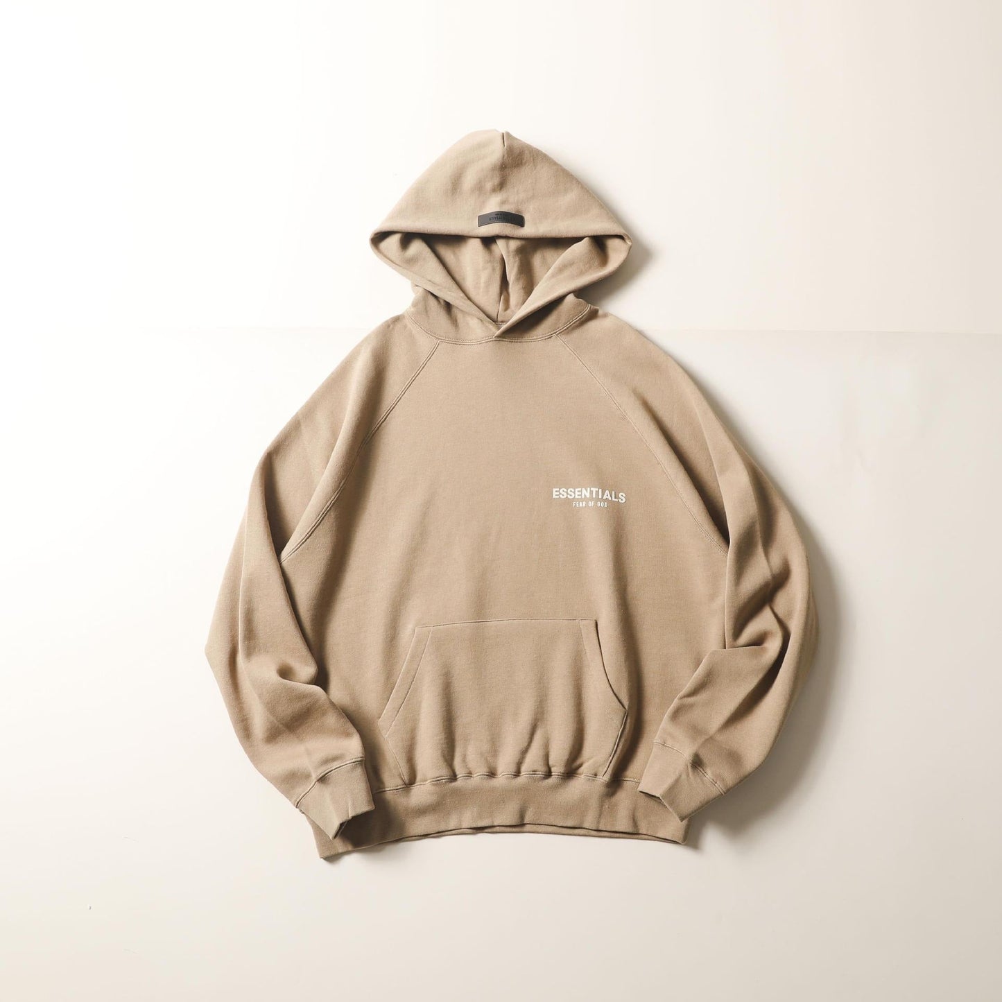 Comfortable FOG Double Thread Chest Small Flocking Letter Printed Hooded Sweater Loose High Street American Hoodie - Mighty Lifestyle