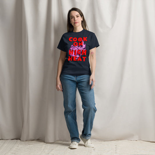 Cook on High Heat Basketball Shirt Cook Basketball Shirt Unisex classic tee - Mighty Lifestyle