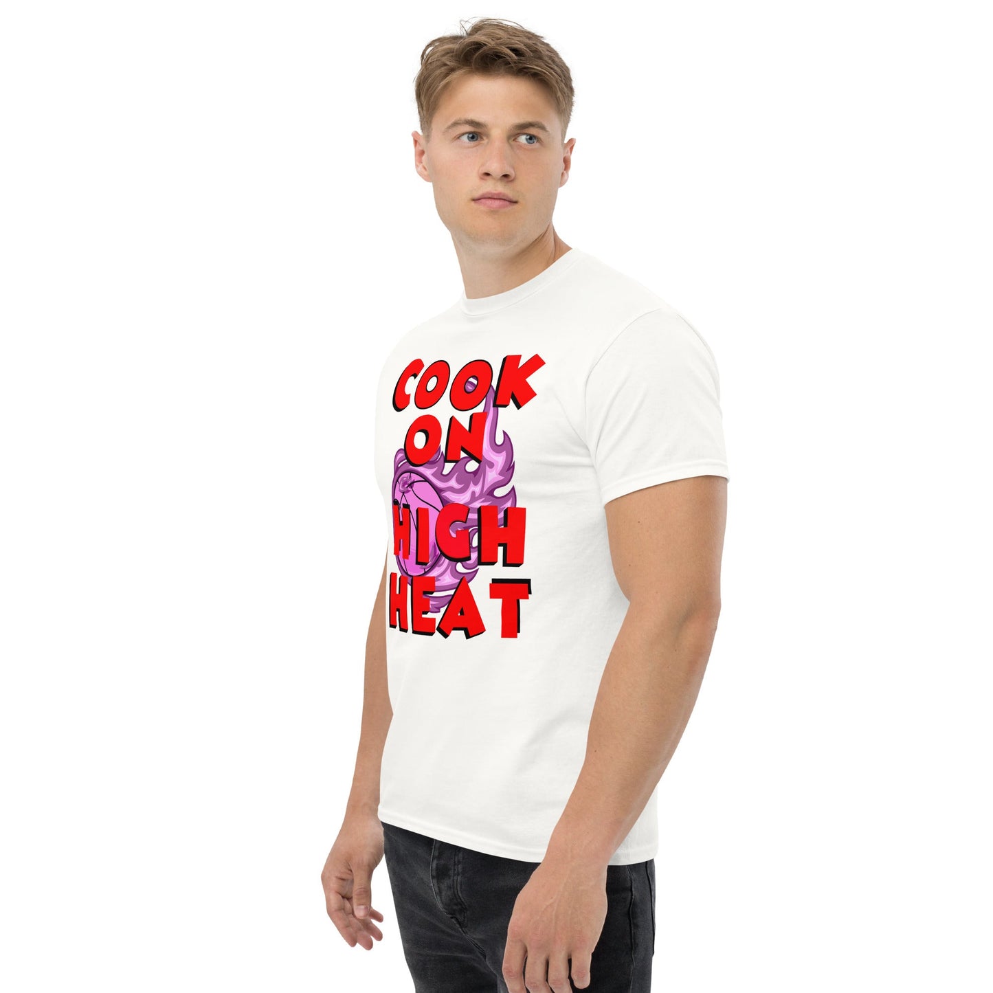 Cook on High Heat Basketball Shirt Cook Basketball Shirt Unisex classic tee - Mighty Lifestyle