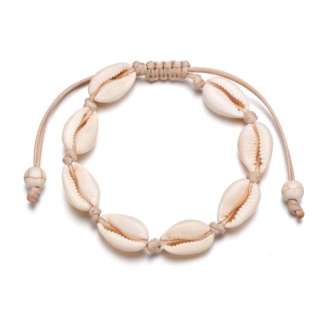 Cowrie Shells Bracelet | African Bracelet | Trendy Casual Handwear Shell Weaving Bracelet - Mighty Lifestyle