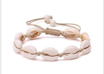 Cowrie Shells Bracelet | African Bracelet | Trendy Casual Handwear Shell Weaving Bracelet - Mighty Lifestyle