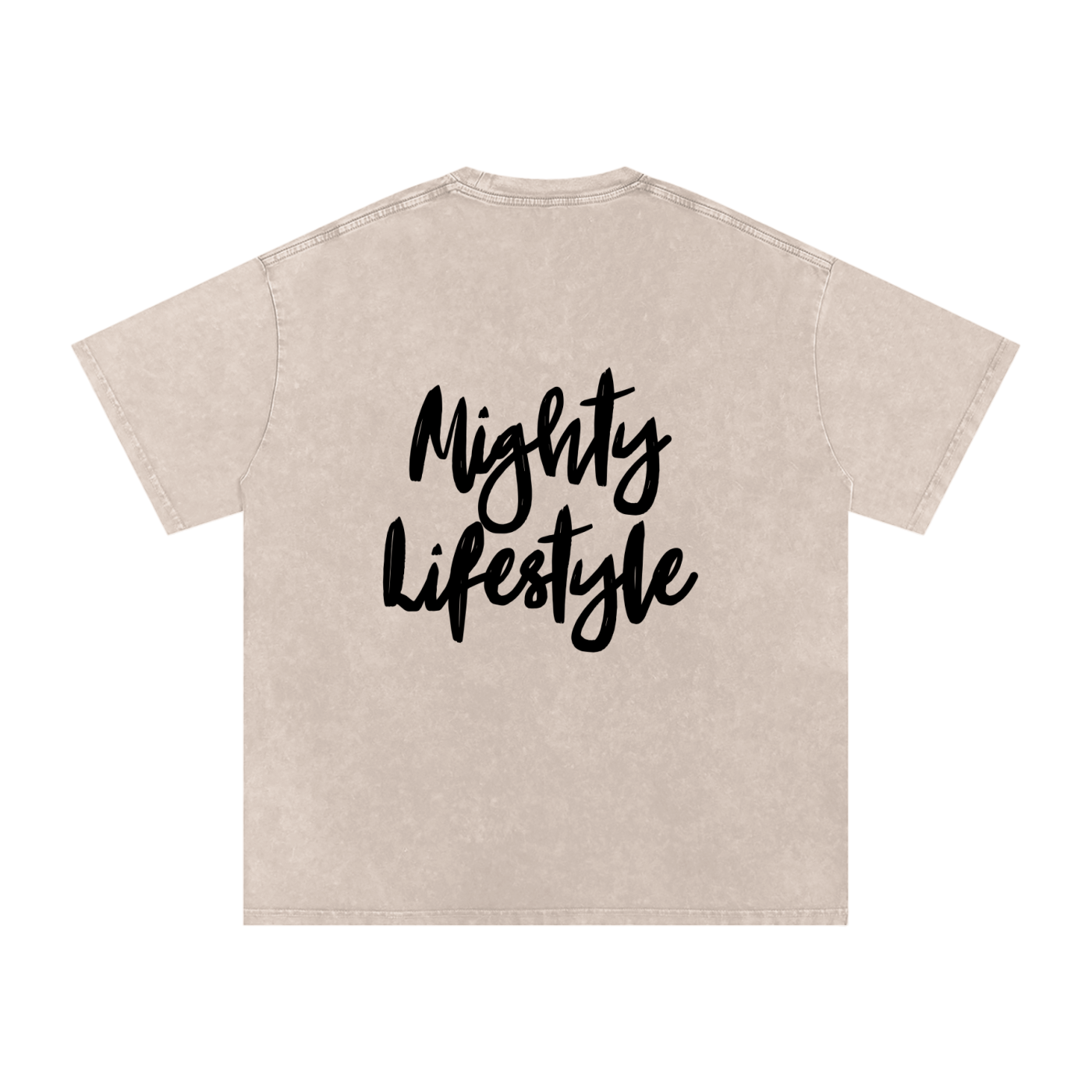 “Made of Prayers, Not Easily Broken” Acid Wash Oversized T-Shirt – Unisex Loose Fit Christian Streetwear Apparel by Mighty Lifestyle