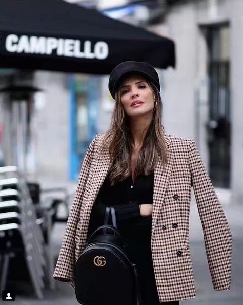 Dorothy Blazer | Double breasted short plaid women blazer Long sleeve pocket tweed ladies blazer Winter jacket office suit female - Mighty Lifestyle