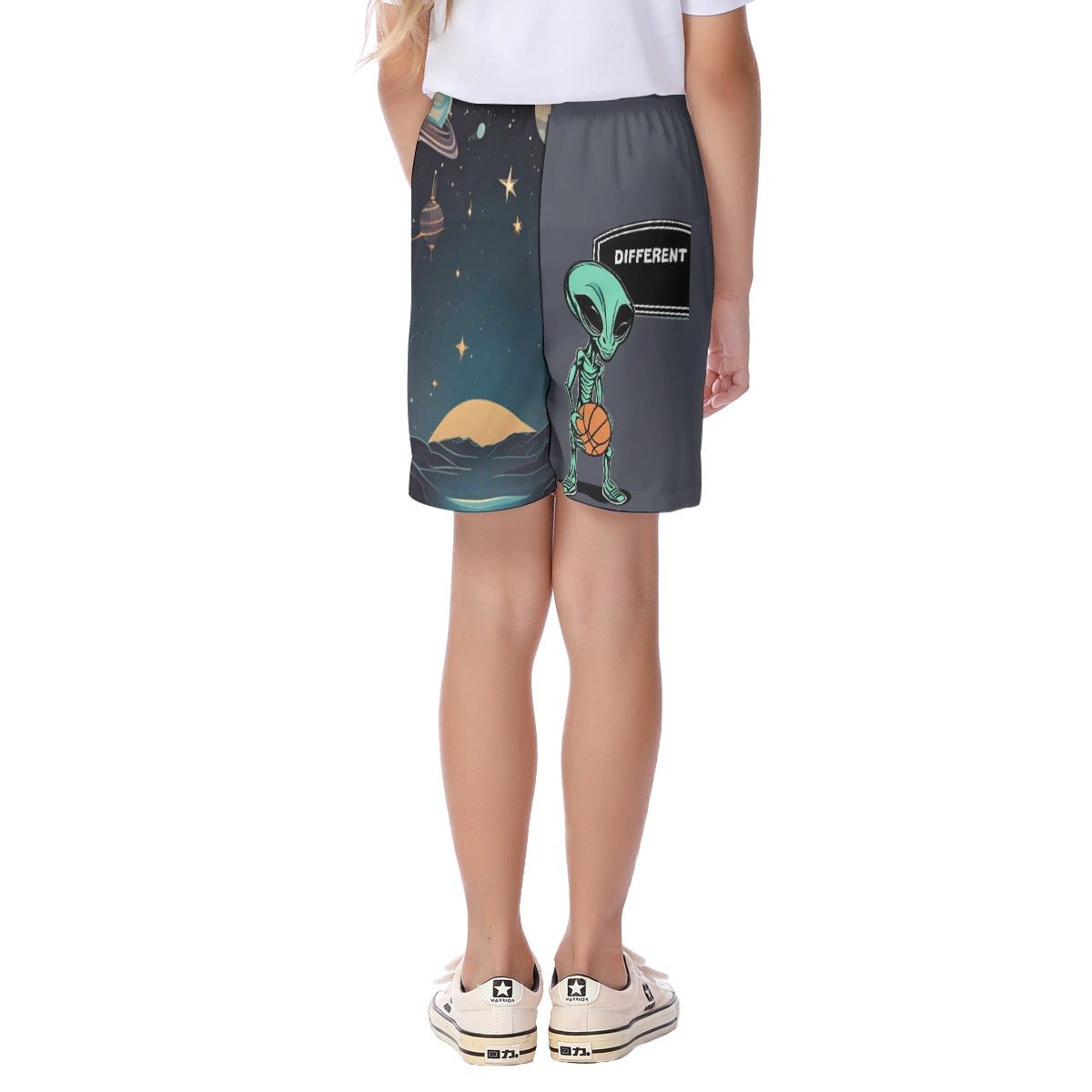 Eat Sleep Hoop Repeat Youth Sports Shorts, Kids Basketball Shorts - Mighty Lifestyle