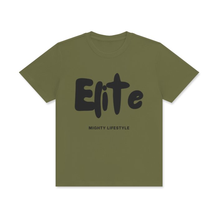 Elite Shirt Elite Comfort Elite Only Unisex Classic Crew Neck Cotton T-Shirt - Mighty Lifestyle