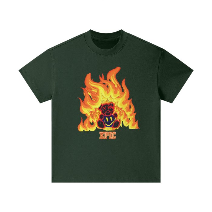 Epic Elite Kids heavyweight FOG 100% Cotton Youth T-Shirt - Mighty Lifestyle