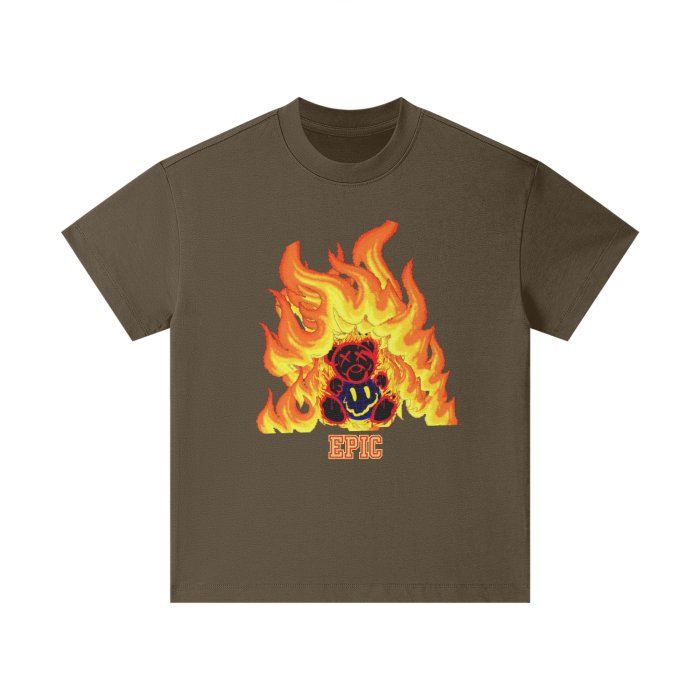 Epic Elite Kids heavyweight FOG 100% Cotton Youth T-Shirt - Mighty Lifestyle