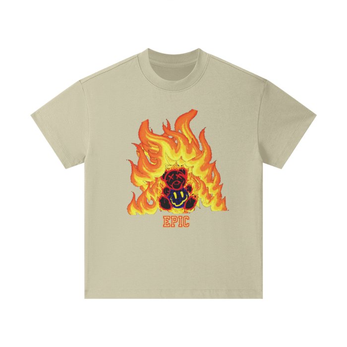 Epic Elite Kids heavyweight FOG 100% Cotton Youth T-Shirt - Mighty Lifestyle