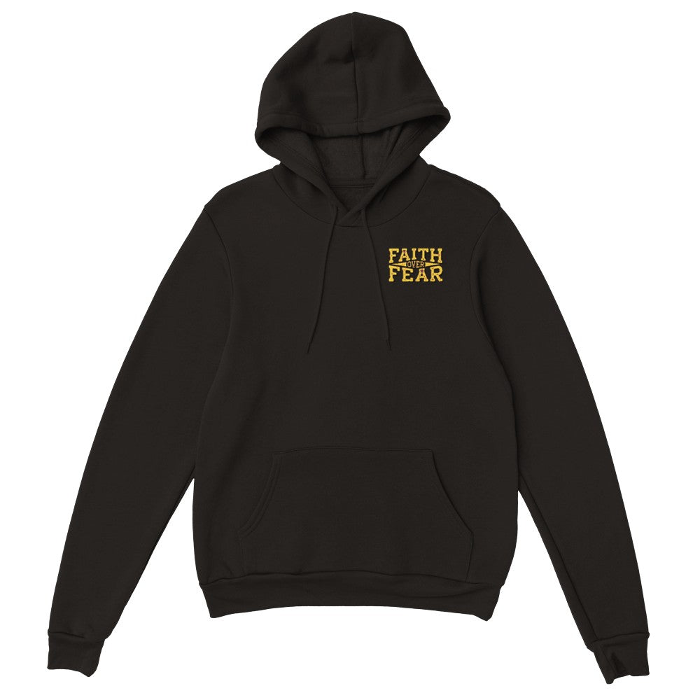 Faith Over Fear Hoodie, Spiritual Hoodie, Christian Hoodie, Bible Hoodie, Inspirational Hoodie, Gift for Mom, Gift for Dad - Mighty Lifestyle