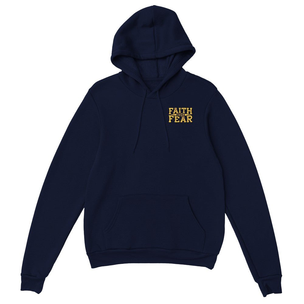 Faith Over Fear Hoodie, Spiritual Hoodie, Christian Hoodie, Bible Hoodie, Inspirational Hoodie, Gift for Mom, Gift for Dad - Mighty Lifestyle