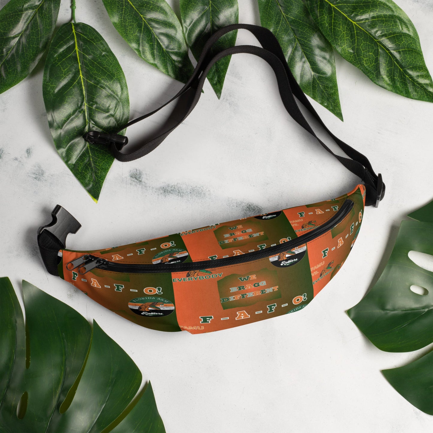 FAMU Bag, FAMU Waist Bag, FAMU Fanny Pack, Florida A & M University Bag - Mighty Lifestyle