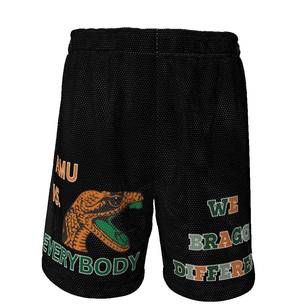 FAMU HBCU Sports Athletic Basketball Streetwear EE Shorts - Mighty Lifestyle