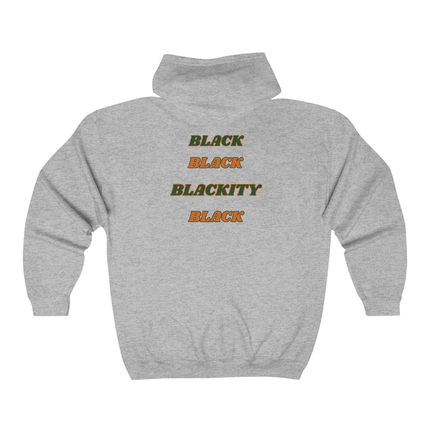FAMU Hoodie, FL A&M U, HBCU Football, HomeComing, Classic Grad, Football, Black Excellence, Unisex Heavy Blend™ Full Zip Hooded Sweatshirt - Mighty Lifestyle