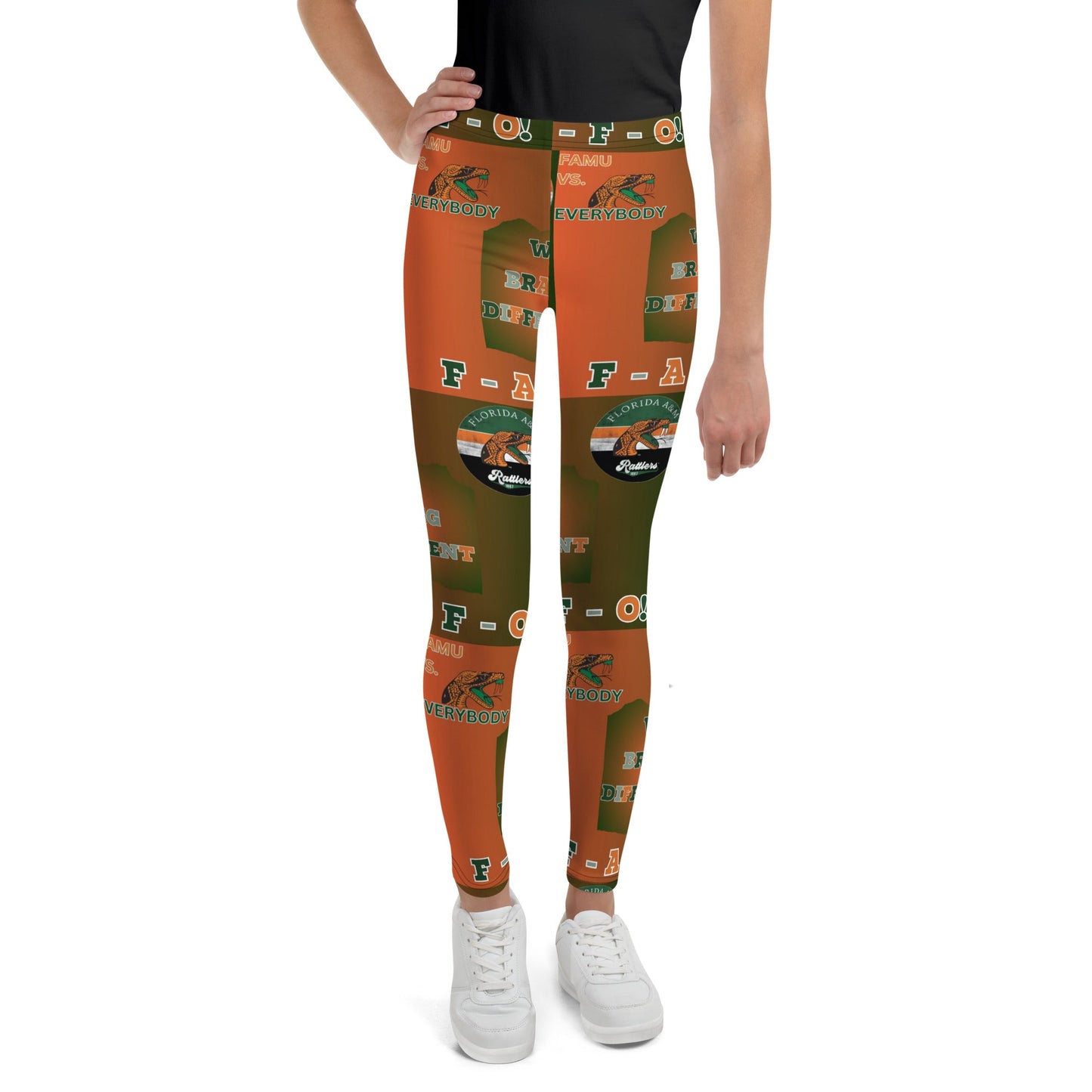 FAMU Rattlers BRAGG Youth Leggings - Mighty Lifestyle