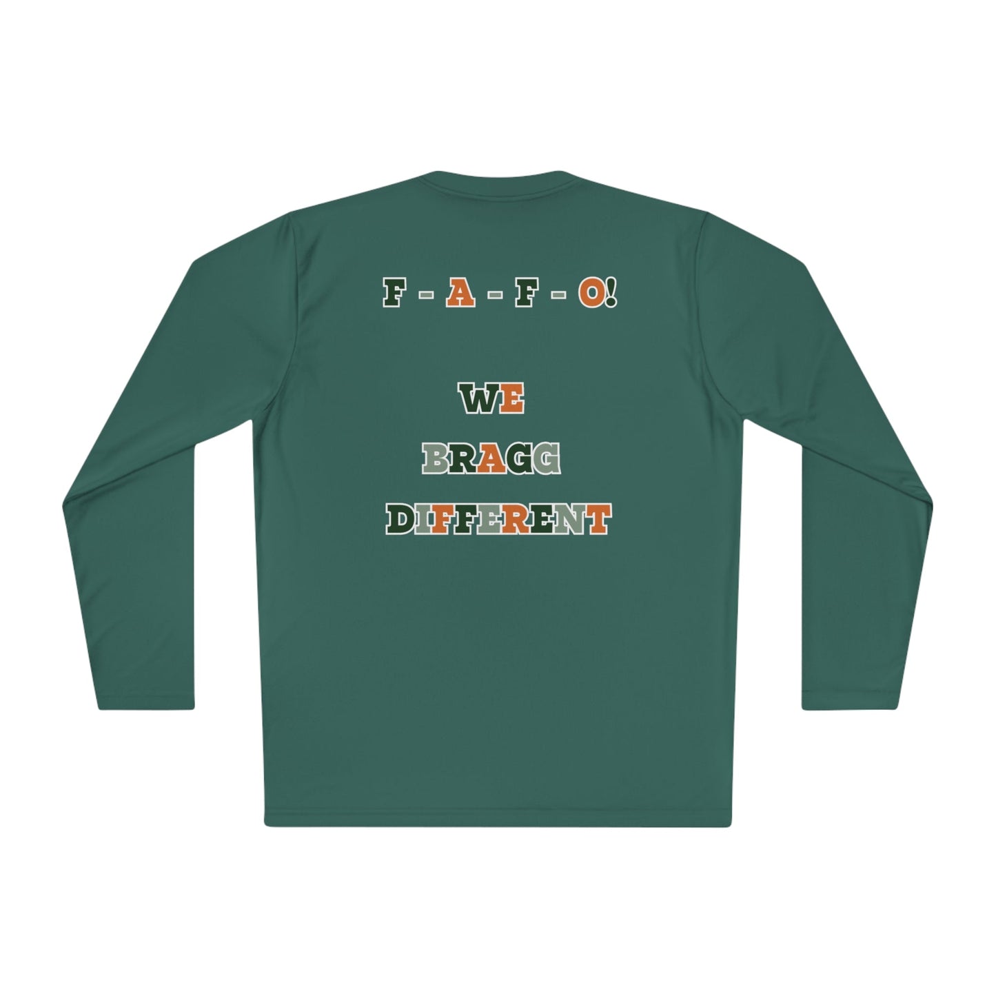 FAMU Vs Everyone, We Bragg Different, FAFO, Unisex Lightweight Long Sleeve Tee, HBCU Shirt - Mighty Lifestyle