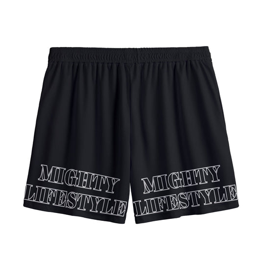 FIERY ML BEAR BASKETBALL SHORTS, FIERY SPORTS SHORTS, FIERY Mesh Shorts, Fiery Bear Mesh Basketball Shorts, Sports Athletic Shorts - Mighty Lifestyle