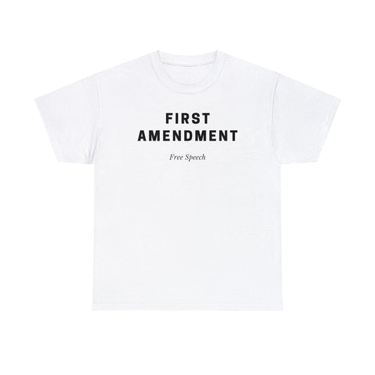 First Amendment Tee Shirt, Shirt for free speech USA Shirt Patriot Shirt - Mighty Lifestyle