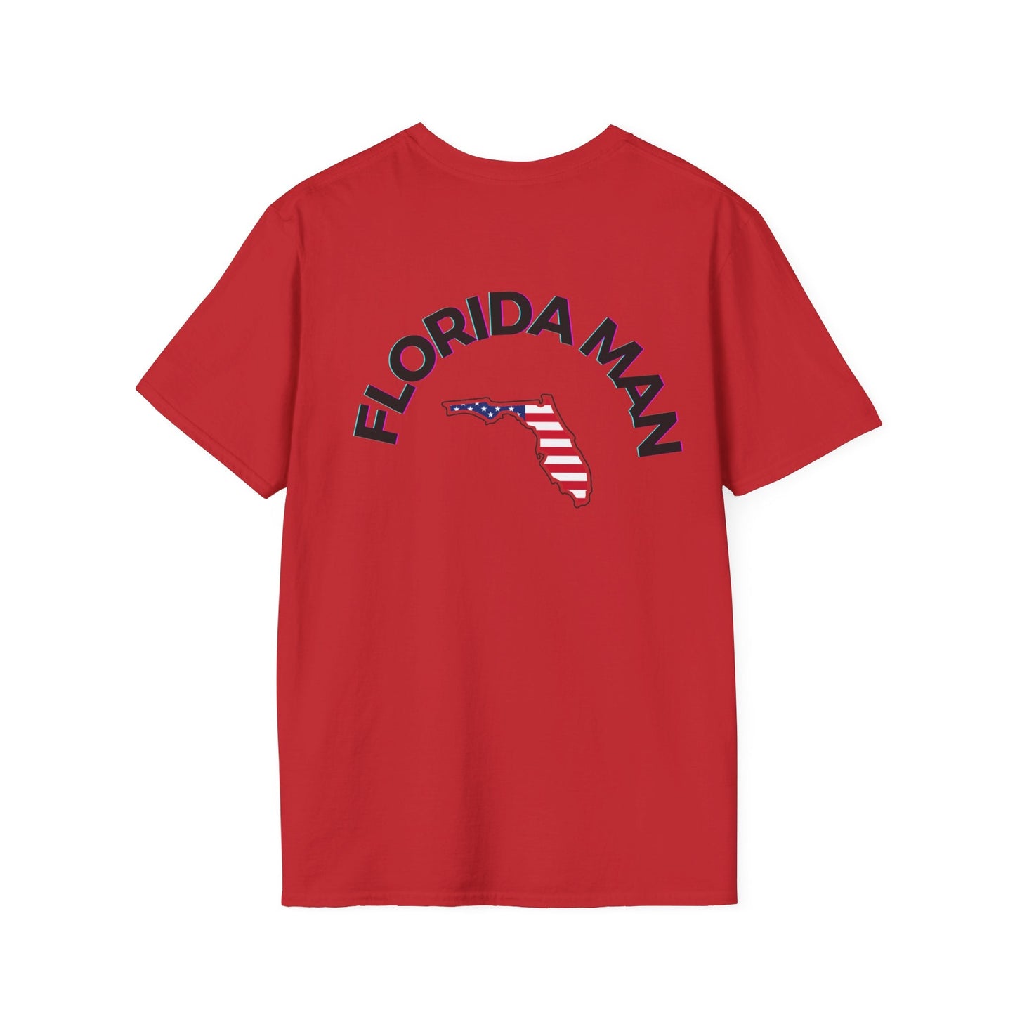 Florida Man Shirt, Front and Back Shirt, FL Pride, Patriot, Florida Pride, Florida Flag - Mighty Lifestyle