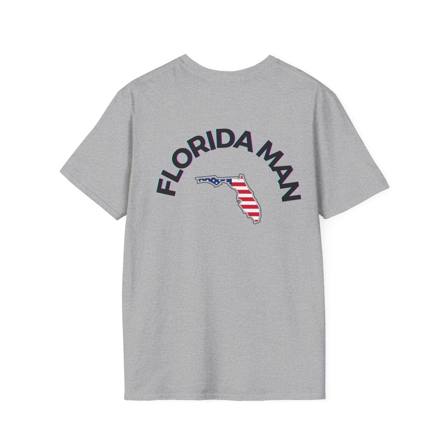 Florida Man Shirt, Front and Back Shirt, FL Pride, Patriot, Florida Pride, Florida Flag - Mighty Lifestyle