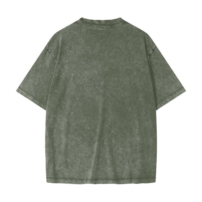 Forever a Baller Basketball Shirt Streetwear American Vintage Waxed Dyed Washed Heavyweight 100% Cotton T-Shirt - Mighty Lifestyle