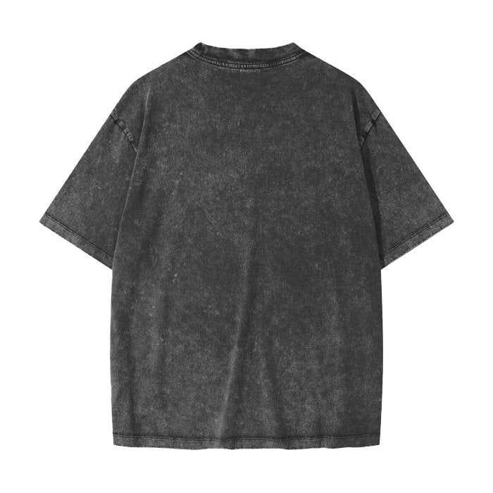 Forever a Baller Basketball Shirt Streetwear American Vintage Waxed Dyed Washed Heavyweight 100% Cotton T-Shirt - Mighty Lifestyle