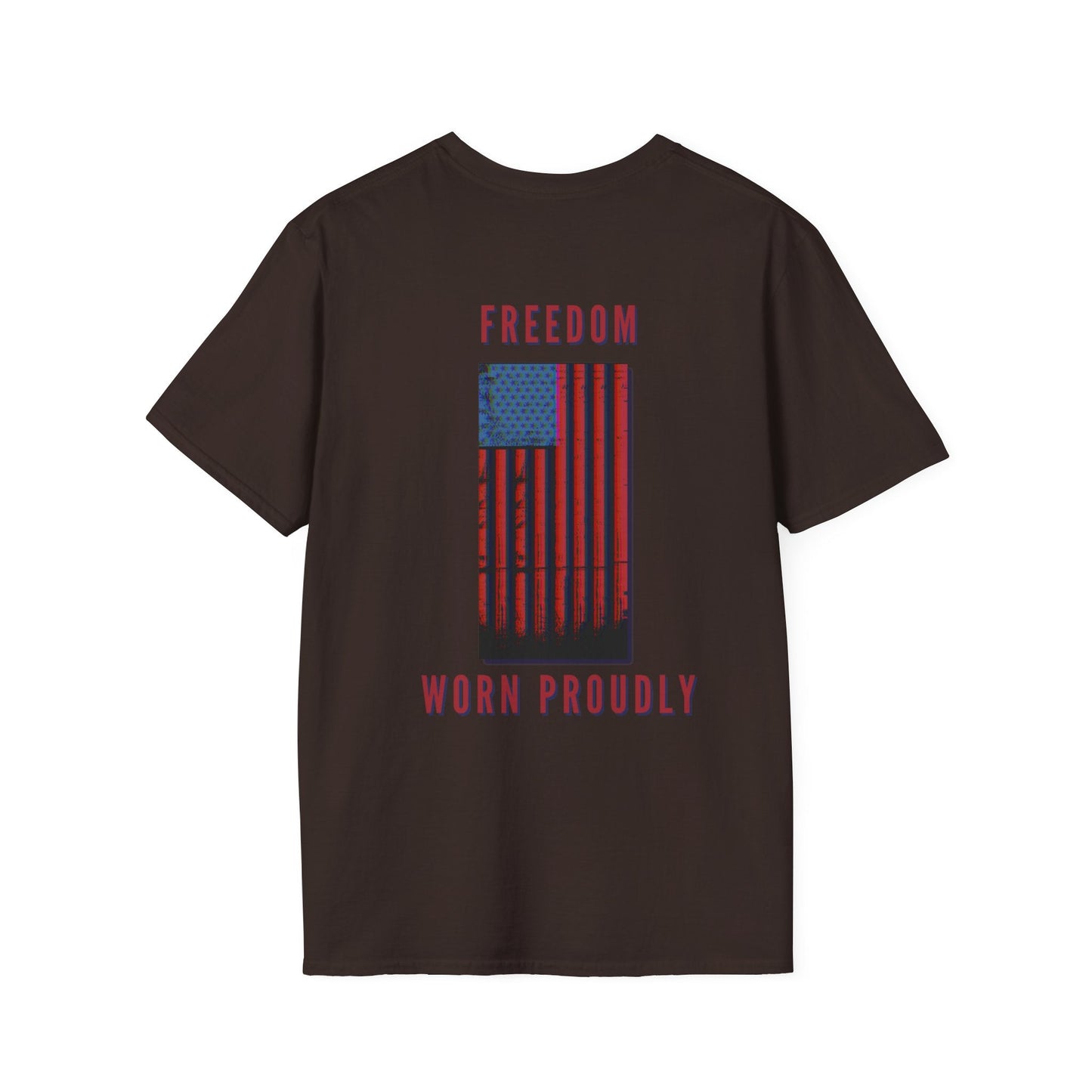 Freedom Worn Proudly Shirt, American Shirt, American Pride, Patriot Shirt, Labor Day, American Tee, USA - Mighty Lifestyle