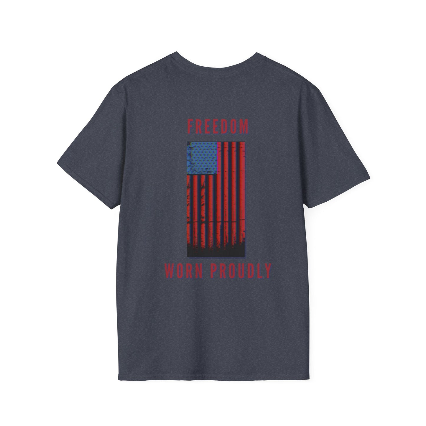 Freedom Worn Proudly Shirt, American Shirt, American Pride, Patriot Shirt, Labor Day, American Tee, USA - Mighty Lifestyle