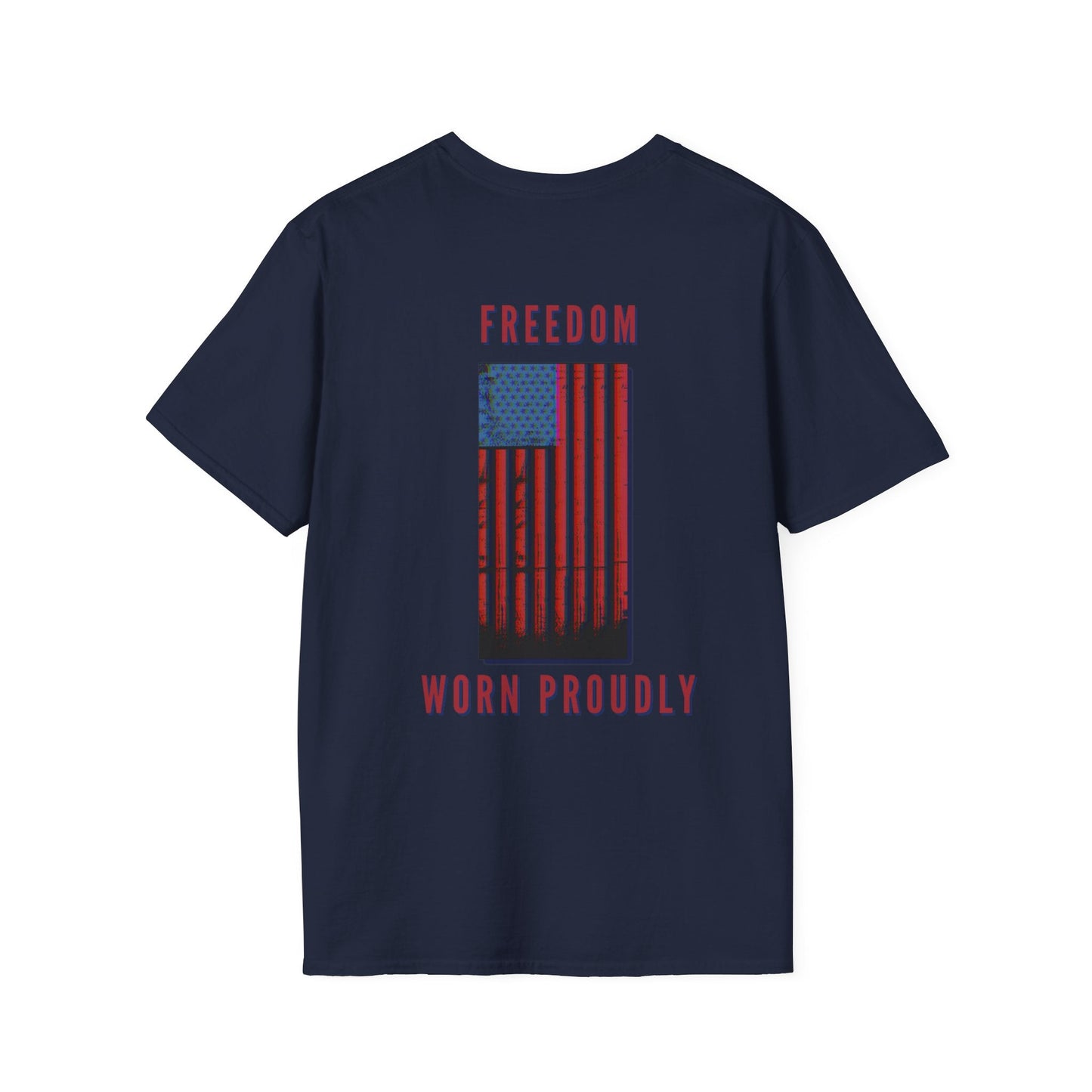 Freedom Worn Proudly Shirt, American Shirt, American Pride, Patriot Shirt, Labor Day, American Tee, USA - Mighty Lifestyle