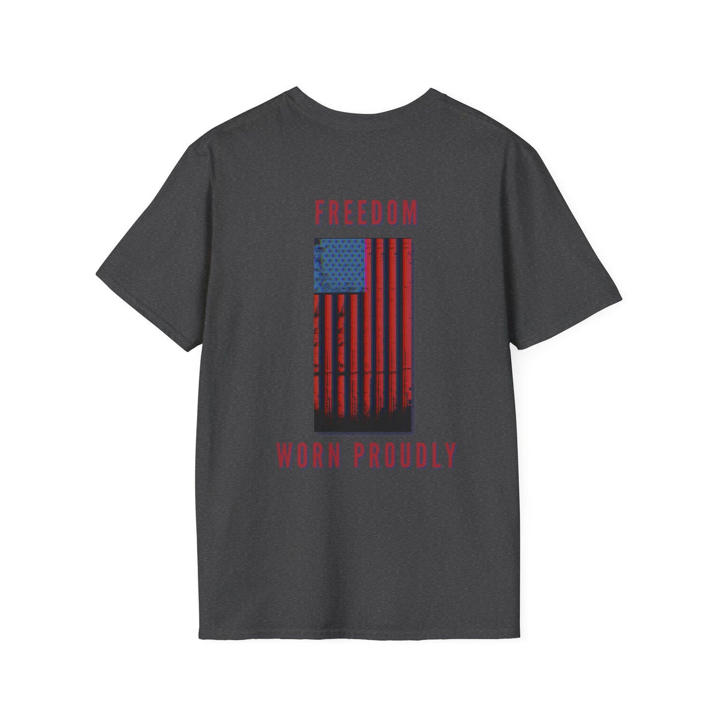 Freedom Worn Proudly Shirt, American Shirt, American Pride, Patriot Shirt, Labor Day, American Tee, USA - Mighty Lifestyle