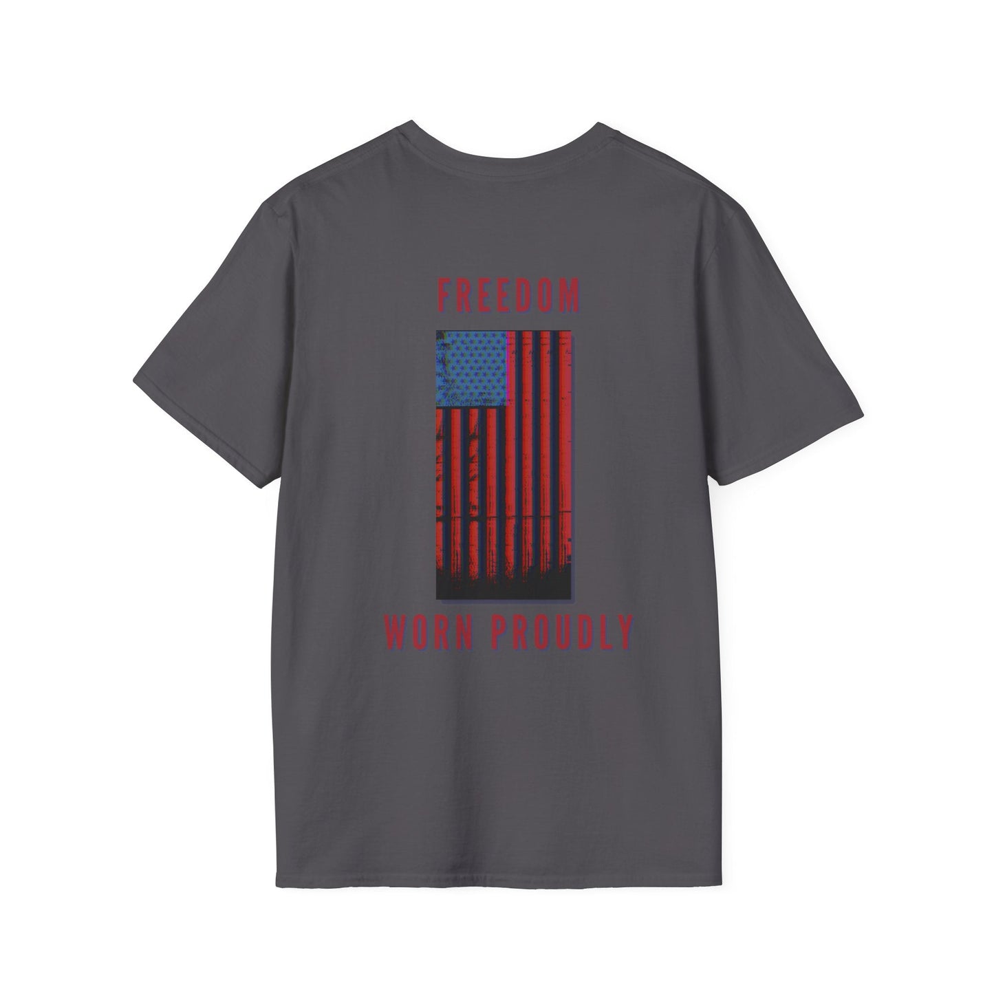 Freedom Worn Proudly Shirt, American Shirt, American Pride, Patriot Shirt, Labor Day, American Tee, USA - Mighty Lifestyle