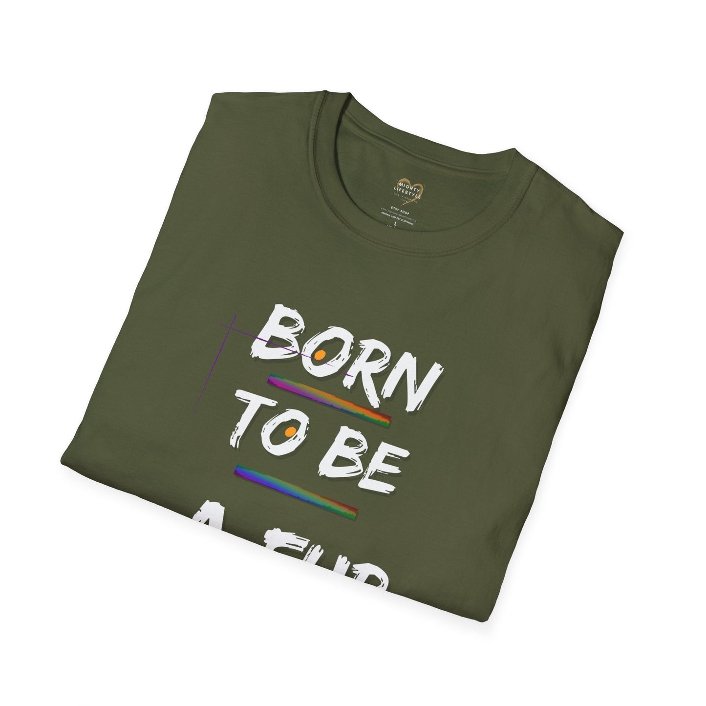 Fur Papa Shirt, Born to be a Fur Papa, Pet Lover, Animal Lover, Lover of animals, Gift for dad, Gift for Men, Gift for him, Pet Owner Shirt - Mighty Lifestyle