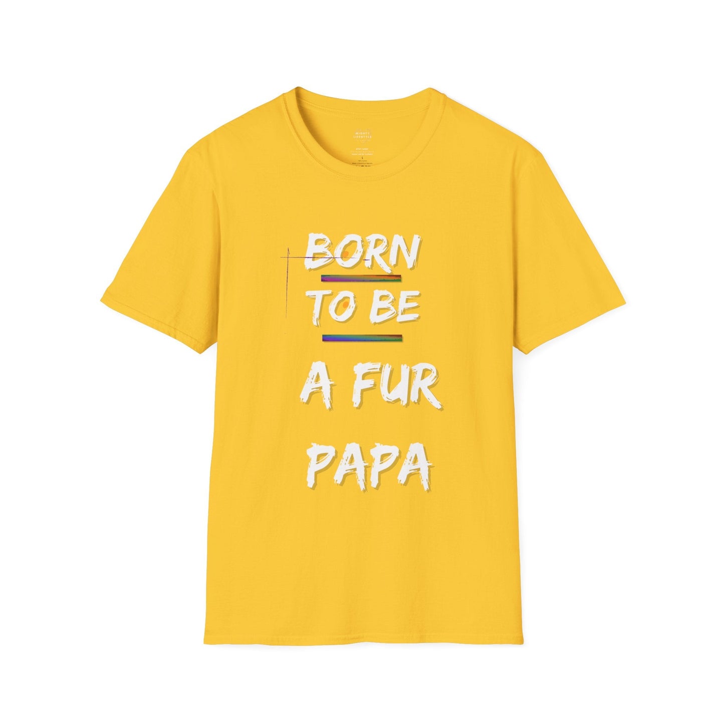 Fur Papa Shirt, Born to be a Fur Papa, Pet Lover, Animal Lover, Lover of animals, Gift for dad, Gift for Men, Gift for him, Pet Owner Shirt - Mighty Lifestyle