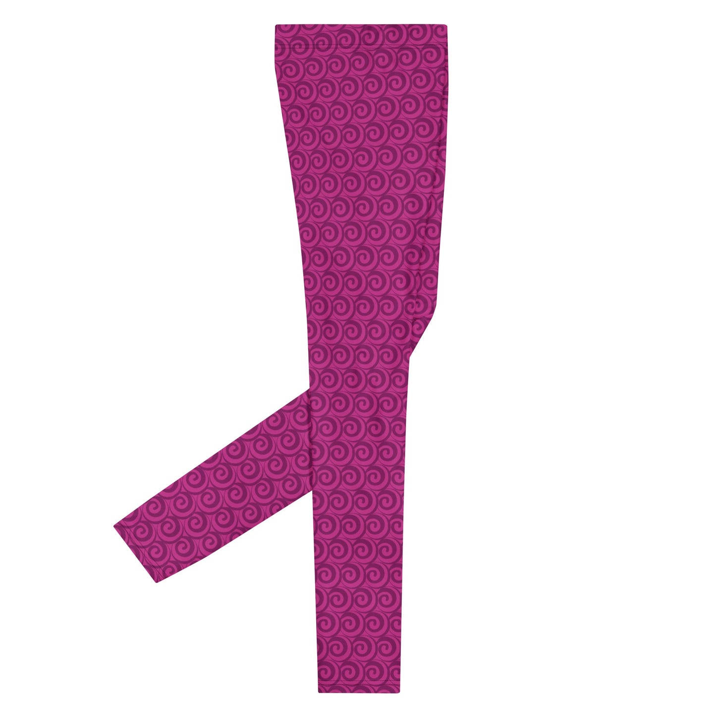 Fuschia Print Men's Tights | Men's Leggings - Mighty Lifestyle