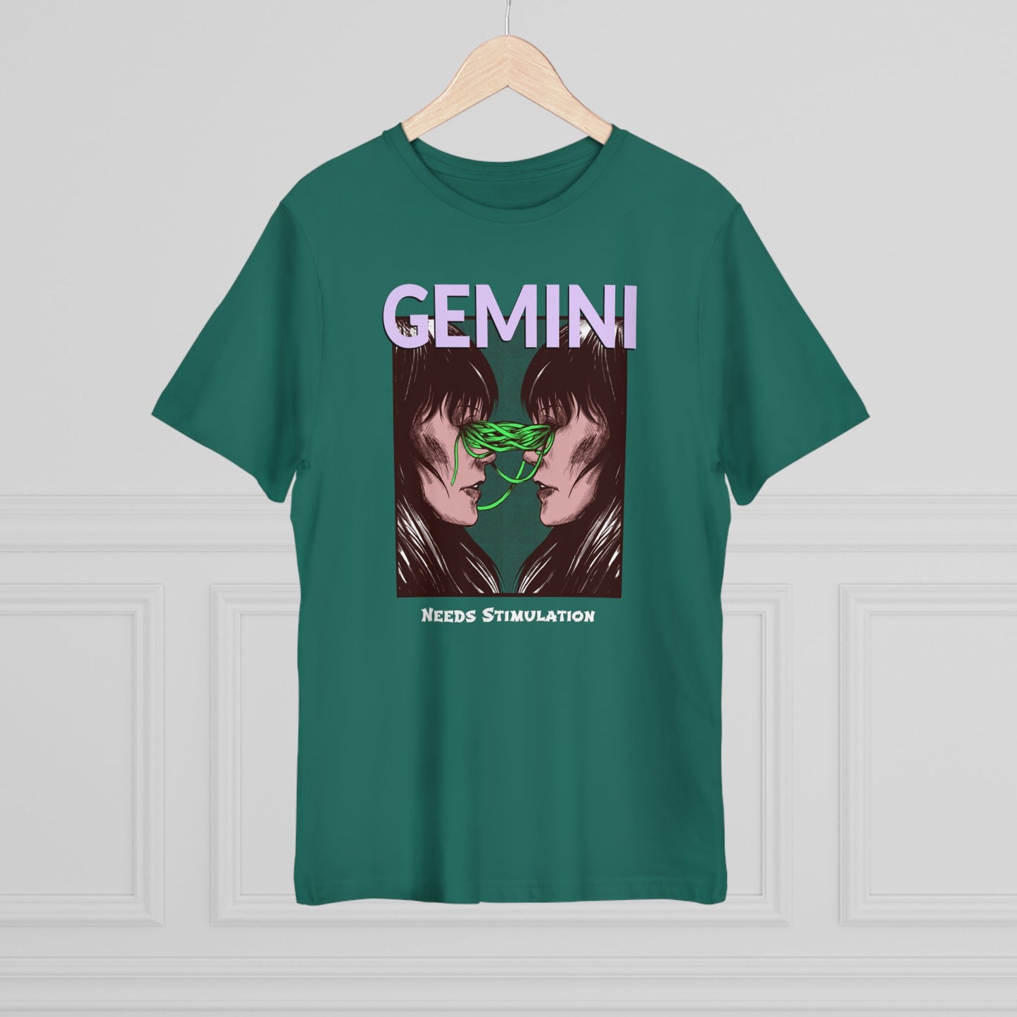 GEMINI shirt, GEMINI ZODIAC, Gemini Stimulation Tee, Unisex Deluxe T-shirt - Mighty Lifestyle