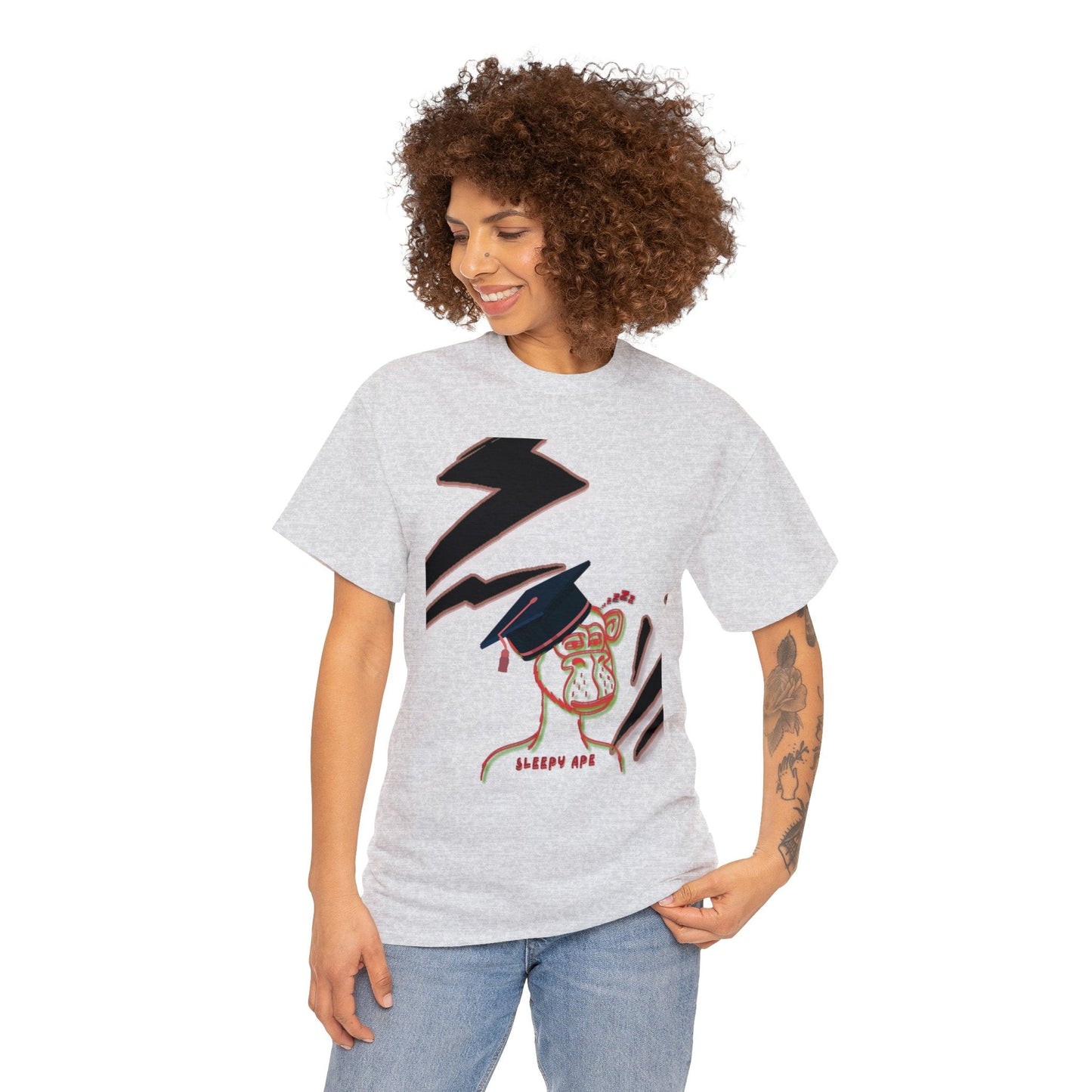Graduate Sleepy Ape Shirt, Unisex Shirt for Graduate, Shirt for student, Gift for student, Gift for graduate - Mighty Lifestyle